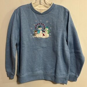 Studio Works Blue Winter / Holiday sweatshirt size medium, very good condition